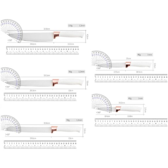 Kitchen Silicone Utensils 19 Piece Wooden Set Spatula, Knife Set, Cutting Board - Picture 8 of 13